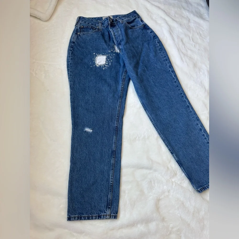EVERLANE BLUE BOYFRIEND JEANS – SIZE 31R